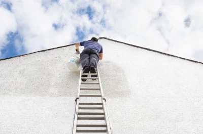 Peinture extérieure à Lambruisse — façades et ravalement